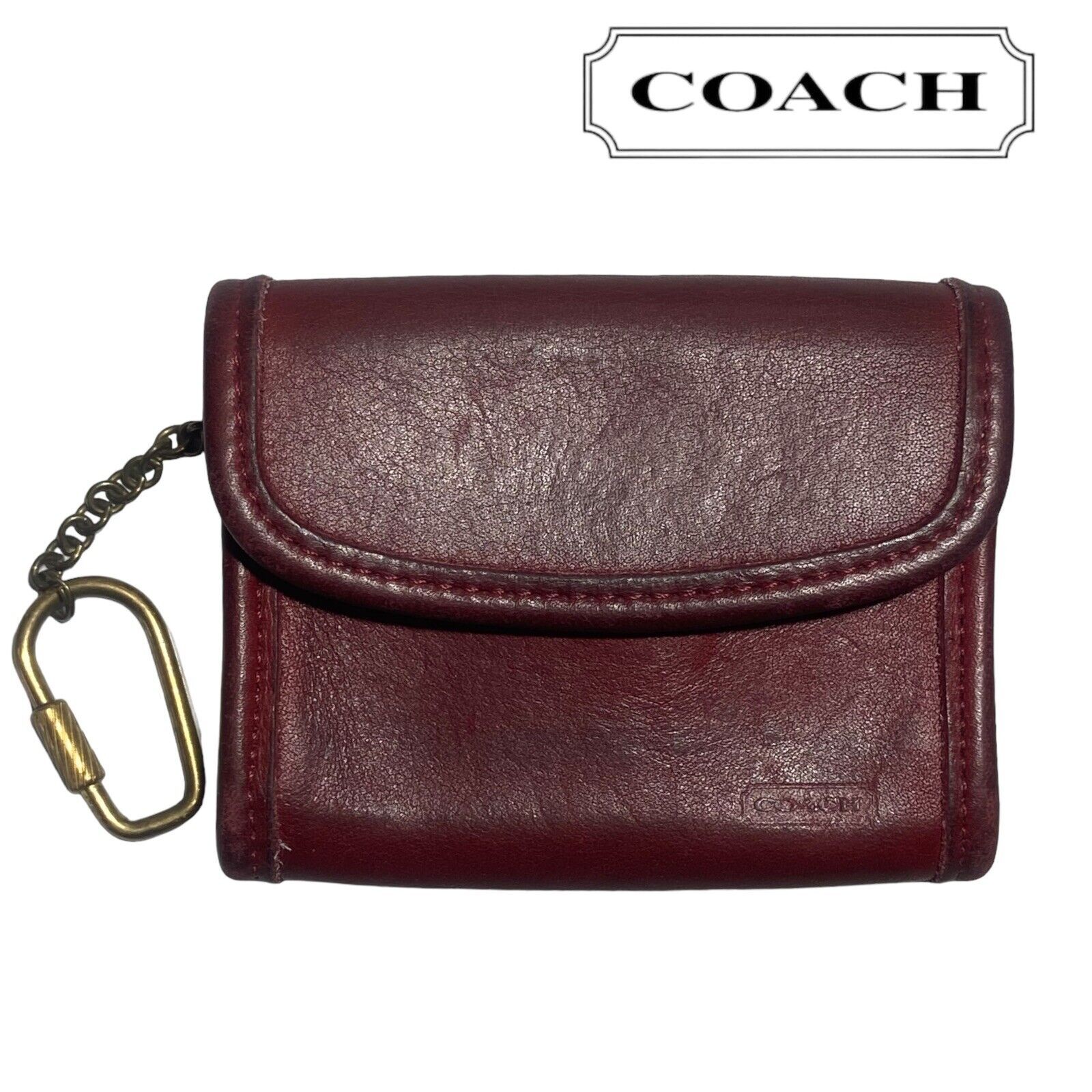 【COSYHARU】Vintage Wallet Keyring Vintage Keychain Wallet Genuine Leather Car Key Case